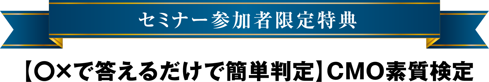 セミナー参加者限定特典